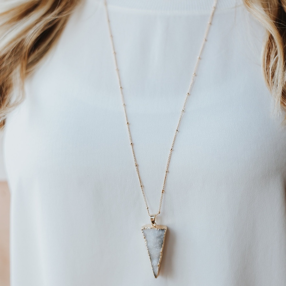 triad gem necklace
